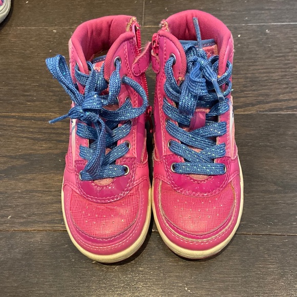 Geox leather high top sneakers size 8 1/2 - Picture 2 of 8